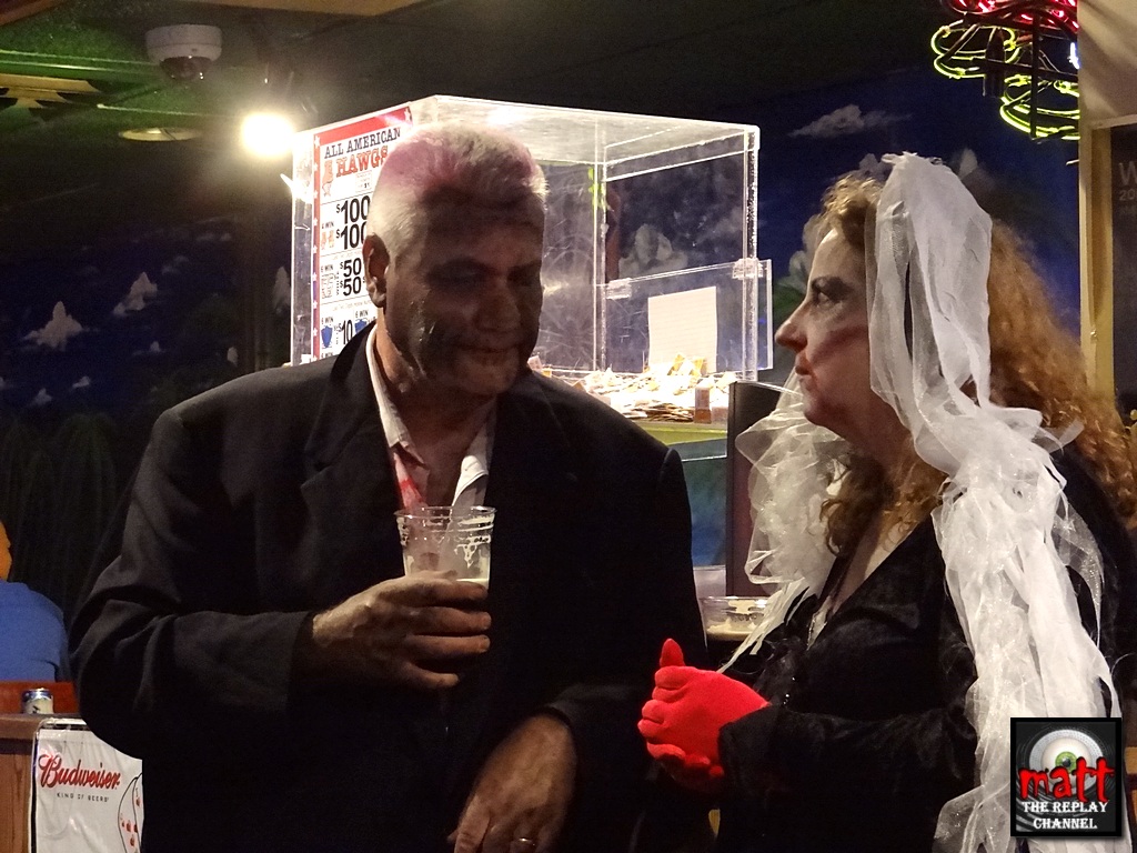 Zombies gathered Sat night to begin the "crawl" through downtown . . . CSi photos